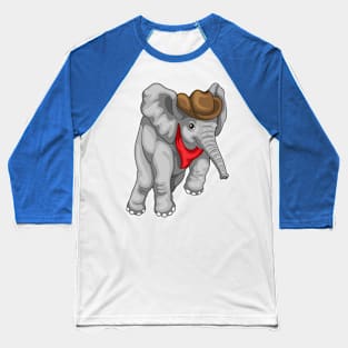 Elephant Cowboy Cowboy hat Baseball T-Shirt